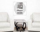 I Can Laugh Quotes Wall Decal Motivational Vinyl Art Stickers